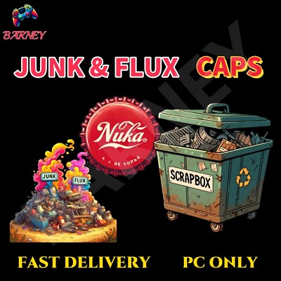 #ad ✨PC 40K CAPS Junk Flux Ammo Plan Weapon Low prices Fast Delivery✨ $19.90