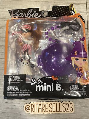 #ad 2009 Barbie Mini B #26 Halloween Pirate Doll Keychain NRFB $25.00