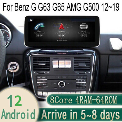#ad 12.3quot; Android Navigation Car GPS Stereo For Mercedes Benz G G63 64G 5.0System $459.99