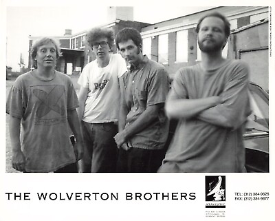 #ad The Wolverton Brothers 1990s Band Photo Tim Schwallie McCubbin Billy Wol *P58c $15.60