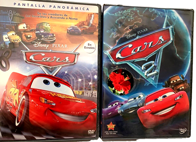#ad #ad DISNEY Cars 1 amp; 2 In Spanish Espanol Both New Sealed Pantalla Panoramica 2 DVDs $16.95