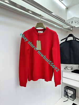 #ad Early Spring Fashion Cashmere Knitted Sweater Red 36 38 40 $115.00
