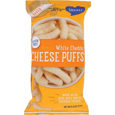 #ad Barbara#x27;s Bakery Baked Cheese Puffs White Cheddar 5.5 oz Bag S $6.93