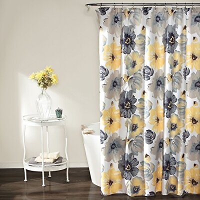 #ad Shower Curtain Bathroom Flower Floral Large Blooms Fabric Print Design 72 x 72 $25.83