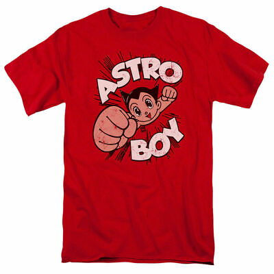#ad Astro Boy Flying T Shirt Mens Licensed Cartoon Merchandise Red $17.49
