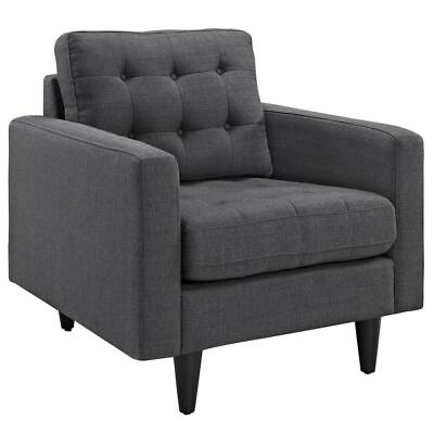 #ad Empress Upholstered Fabric Armchair $728.43