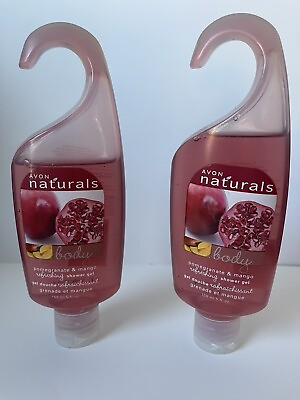 #ad Avon Naturals Pomegranate amp; Mango Shower Gel lot of 2 New $10.95
