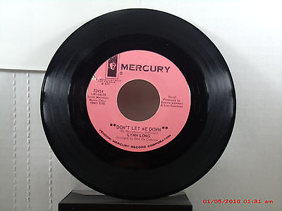 #ad LYNN LONG 45 PINK LABEL PROMO DON#x27;T LET ME DOWN DO I BABY MERCURY 1965 $24.95