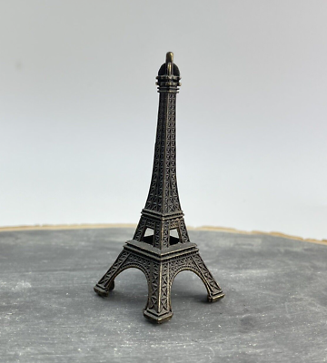 #ad Small 3quot; Collectible Eiffel Tower Metal Figurine Paris France Souvenir Statue $9.99
