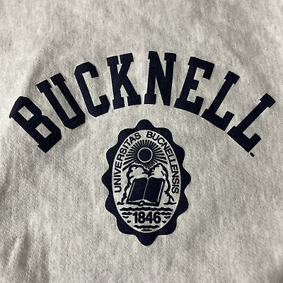 #ad Vintage Bucknell University Champion REVERSE WEAVE Sweatshirt Size M College 90s $99.95