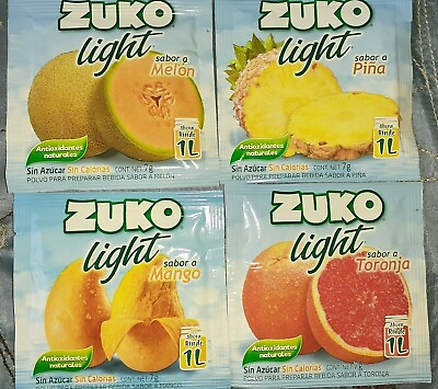 #ad ZUKO Light No Sugar Needed Makes 1 Liters Of Drink Mix 15g 11gFrom Mexico $1.00