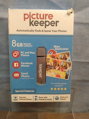 #ad New Picture Keeper 8GB Automatic USB Photo Backup Device Flash Drive Plug In $23.99