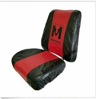 SEAT COVER RED AND BLACK BIG BACK FOR MAHINDRA TRACTOR $19.80