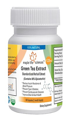 #ad Epicatechin 98% pure capsules Green Tea Extract No fillers No additives $121.33