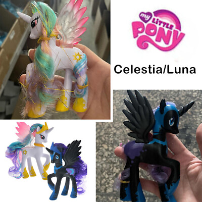 #ad Celestia Luna My Little Pony Magic Princess Action Figure 14cm Doll Toy Kid Gift $10.20