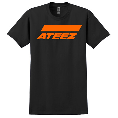 #ad KPLUSPOP ATEEZ K POP Logo Graphic Short Sleeved T Shirt $22.99