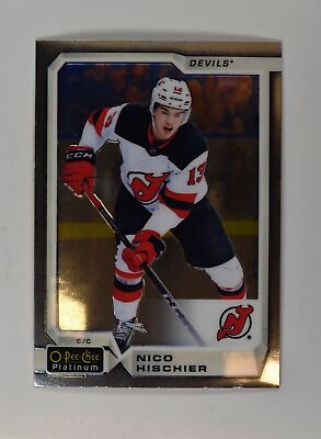 #ad #ad 2018 19 18 19 UD Upper Deck O Pee Chee OPC Platinum Base #65 Nico Hischier $0.99