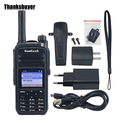 #ad HamGeek Q168 4G POC Radio GPS Walkie Talkie Handheld Transceiver for Real PTT $114.75