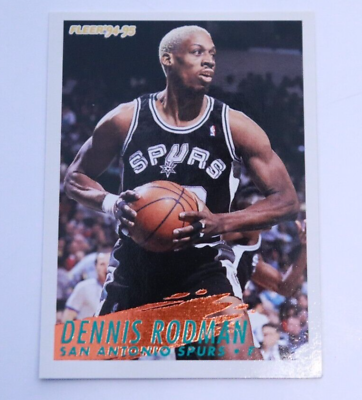 #ad 1994 95 Fleer #209 Dennis Rodman San Antonio Spurs Basketball Card $1.49