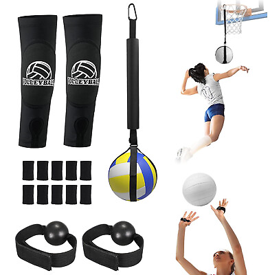 #ad Volleyball Spike Training Aid Equipment Arm Finger Guard Sleeves Gesture Trainer $37.10