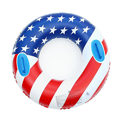 #ad Inflatable Swimming Ring Airtight Have Fun Large Size Swimming Ring Pvc L $30.08