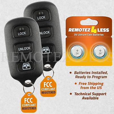 #ad #ad 2X Replacement Keyless Entry Remote Control Key Fob for 2002 2007 Toyota 4Runner $12.95