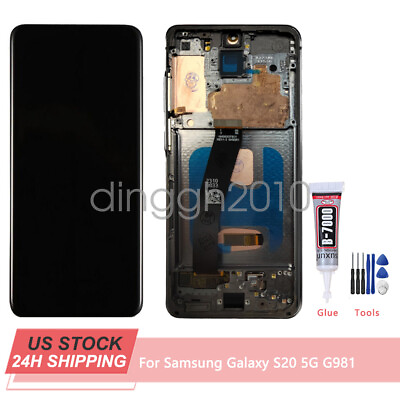 #ad For Samsung Galaxy S20 5G G981 SM G981U OLED Display LCD Touch Screen Digitizer $106.55
