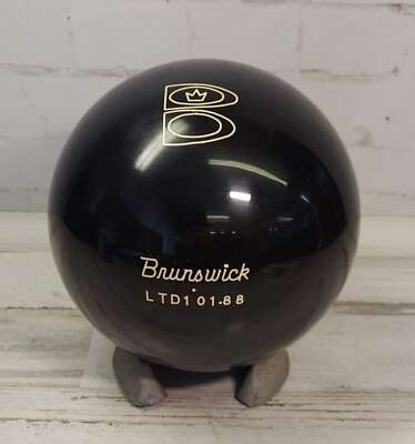 #ad NEW Brunswick LTD Black Plastic Spare Bowling Ball You Pick 14 15 16# UNDRILLED $39.94