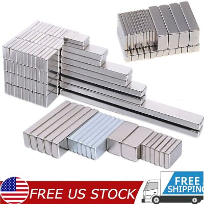 #ad Super Strong Block Fridge Magnets Rare Earth Neodymium Magnet Small Large N52 $48.82