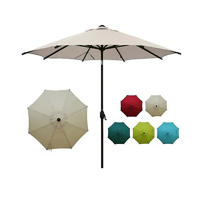 #ad Abba Patio 9ft Patio Umbrella Market Outdoor Table Umbrella with Auto Tilt an... $139.35