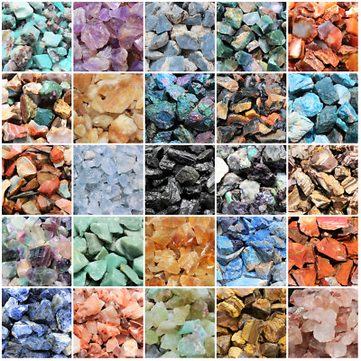 #ad Natural Rough Crystals amp; Stones: Choose lb or oz HUGE RANGE Wholesale Bulk $6.35
