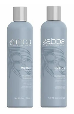 #ad NEW Abba Moisture Shampoo Conditioner Duo 8 oz each FREE SHIPPING $21.00