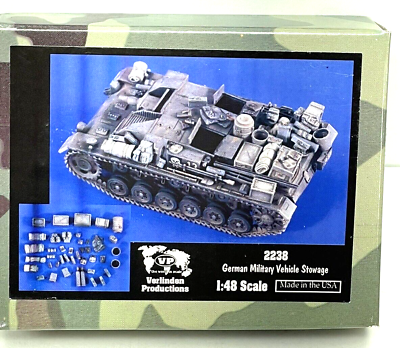 #ad Verlinden 1 48 German Tank AFV Military Vehicle Stowage amp; Accessories WWII 2238 $21.90