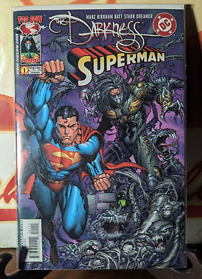 #ad Darkness Superman #1 DC Comics Top Cow Cross Over Comic Book $28.07