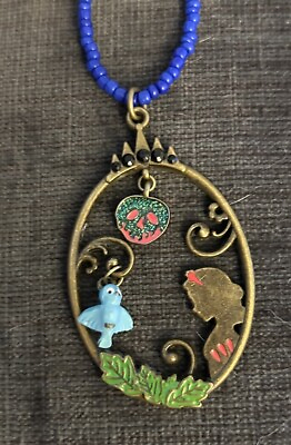 #ad Handmade Disney Snow White Necklace $15.00