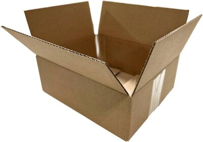 #ad 25 14x10x4 Cardboard Paper Boxes Mailing Packing Shipping Box Corrugated Carton $28.45