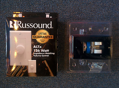 #ad Russound ALTx 2D in BLACK 126 watts impedance matching in wall volume control $69.95