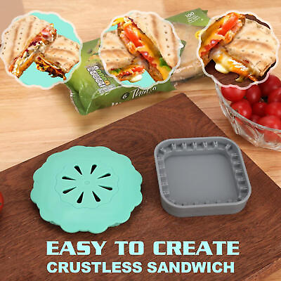#ad Sandwich Cutter Square Food Cutters Lunch Crust Cutter For Home And Parties $15.99