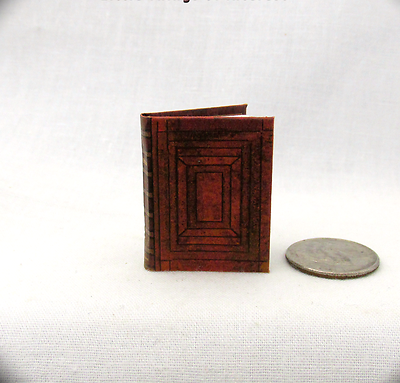 #ad GUTENBERG ILLUMINATED BIBLE 1:12 Scale Miniature Book Latin Manuscript $8.50