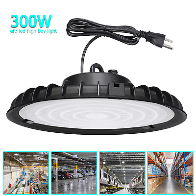 #ad 300W UFO Led High Bay Light 300 Watts Shop Commercial Factory Warehouse Lighting $34.99