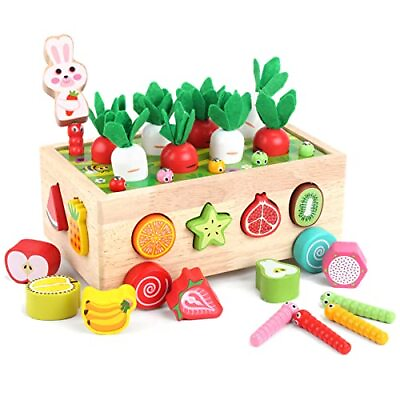 #ad Toddlers Montessori Wooden Educational Toys for Baby Boys Girls Age 1 2 3 Yea... $27.99