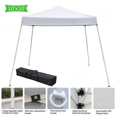 #ad 3 x 3M Portable Home Use Waterproof Folding Tent White $69.99