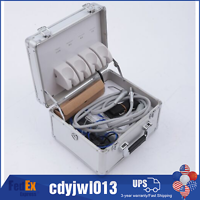 #ad 80W Electric Small Portable Dental Unit System Case Weak Suction Easy to Use NEW $209.47