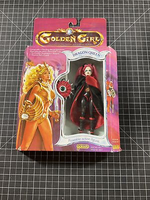 #ad Galoob Golden Girl Dragon Queen Action Figure Doll Vintage 1984 in Box Rare $74.99