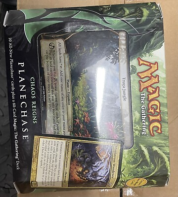 #ad Planechase 2012 Deck Chaos Reigns ENGLISH FACTORY SEALED NEW MAGIC ABUGames $50.00