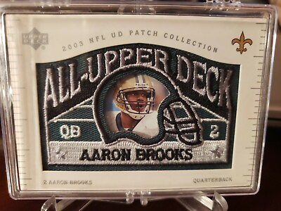 #ad 2003 Upper UD Patch Collection All Upper Deck Aaron Brooks #UD 2 $2.75