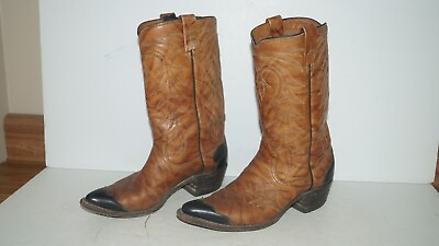 #ad Pair of TEXAS IMPERIAL USA Size 8M Men#x27;s Brown Boots Style L81 NICE $34.00