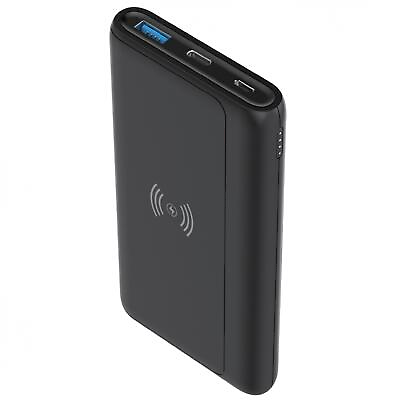 #ad 10000MAH POWER BANK WIRELESS CHARGING BACKUP BATTERY PORTABLE for CELL PHONES $42.21