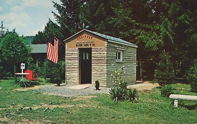 #ad Silver Lake West Virginia Smallest Mailing Office Vintage Postcard $2.69