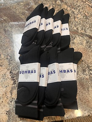 #ad Brand New Lot Of 10 Pairs BOMBAS Calf Socks Unisex Large $25.99